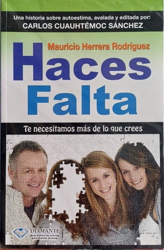 Haces falta, te necesitamos mas de lo que crees.