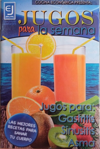 Jugos para la semana, gastritis, sinusitis, asma
